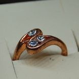 Кольцо с тремя камешками, фото №5