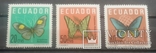 Эквадор. Бабочки. 1964 год., фото №2