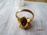Винтажное кольцо с топазом Sarah Coventry 1960 США, фото №7