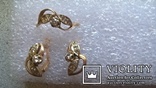 Кольцо и серьги с бриллиантами, фото №3