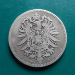 1 марка 1875  С Германия серебро   (N.8.9)~, фото №3