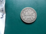 1 марка 1875  С Германия серебро   (N.8.9)~, фото №4