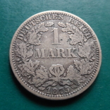 1 марка 1875   Германия серебро   (N.8.10)~, фото №2