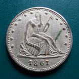 Жетон копия  50 центов  1861 США   (N.8.11)~, фото №2