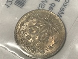 Мексика монета 50 центаво. Серебро 1944 года, фото №2
