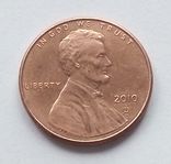 США 1 цент 2010 D, фото №2