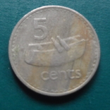 5 центов 1969  Фиджи  (N.10.8)~, фото №2