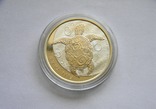2 Доллара Фиджи "Черепаха", 2011г. Серебро 999, 1 OZ., фото №3