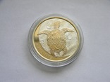 2 Доллара Фиджи "Черепаха", 2011г. Серебро 999, 1 OZ., фото №4