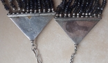Старинные бусы (серебро,аметист ручной огранки), фото №3