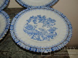 Тарелки роспись China blau клеймо Askania porzellan 6 шт., фото №8