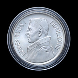 Набор Серебрянных Монет Папы Римские ХХ Столетия, Ватикан, фото №9