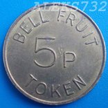 Жетон игровой BELL-FRUIT 5 пенсов Великобритания, фото №2