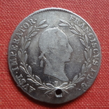20 крейцеров 1830  Австро-Венгрия серебро  (S.9.12)~, фото №3