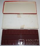 Коробка от конфет "Милда", Прибалтика, ГОСТ 73 г., 33х14х2 см., с родным вкладышем., фото №10