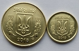 10 коп 2019 р. і 50 коп 2018 р. (обігові монети з ролів), фото №6