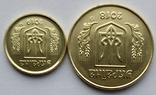 10 коп 2019 р. і 50 коп 2018 р. (обігові монети з ролів), фото №7