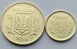 10 коп 2019 р. і 50 коп 2018 р. (обігові монети з ролів), фото №8