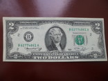 2 доллара США 1976 год. UNC #861., фото №2