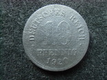 10 пфеннигов 1920, Цинк (не магнетик), фото №2