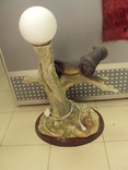 Настольная лампа светильник пума на дереве, фото №9