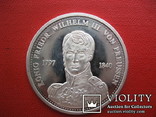 Серебряная медаль Король Фридрих Вильгельм III Пруссия, фото №2