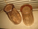 Две старые вазы,стекло,СССР, фото №10
