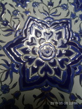 Настенная,рельефная тарелка "Lindos Keramik" глазурь. Родос -Греция  70-80е годы., фото №6