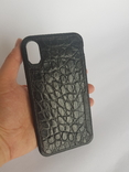 Новый чехол из кожи крокодила ручной работы на  Iphone X Max , XS Max., фото №2