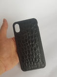 Новый чехол из кожи крокодила ручной работы на  Iphone X Max , XS Max., фото №5