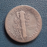 10 центов 1935  США  серебро   (Z.2.2)~, фото №3