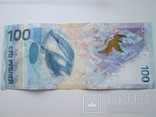 Купюра 100 рублей Олимпиада Сочи 2014,Россия,серия АА., фото №6