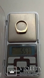 Мужской перстень золото 585, бриллиант 0,15 Сt., фото №7