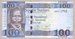 Южный Судан 100 фунтов 2017 г. UNC, фото №2