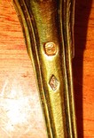 Ложка серебрянная.франция.950 проба.позолота.середина 19 века., фото №4