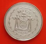 Белиз 1 цент 1974 серебро 925 Птицы, фото №3