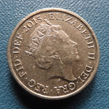 1 фунт 2015   Великобритания   (6.6.4)~, фото №2