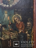 Икона 17-18 века Рождество Христово, фото №4