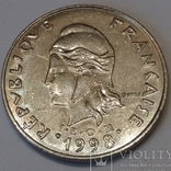 Французька Полінезія 20 франків, 1998, фото №3