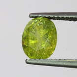 Малийский жёлто-зелёный гроссуляр гранат 2.205ст 8х6.2х4.5мм, фото №5