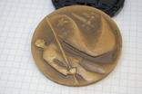 Медаль Ком Партия Чехословакия. 1931-1971 Тяжелая., фото №3
