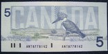 Канада 5 долларов 1986, фото №3