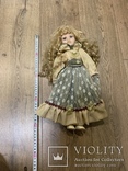 Кукла фарфор 42 см, фото №8