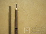 Два старых латунных стержня от шариковой ручки, фото №4