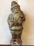 Старая оловянная фигурка дед мороз, фото №2