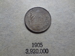 10 сентаво 1905 Мексика серебро, фото №2