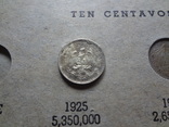 10 сентаво 1925  Мексика серебро, фото №5