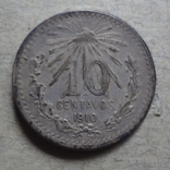 10 сентаво 1910  Мексика серебро, фото №3