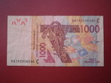 Буркіна-Фасо 2003 рік 1000 франків., фото №2