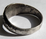 Срібний перстень з орлом, ПСВ, фото №5